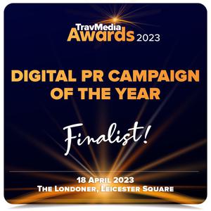 Travmedia Awards 2023 Digital PR Campaign of the Year finalist
