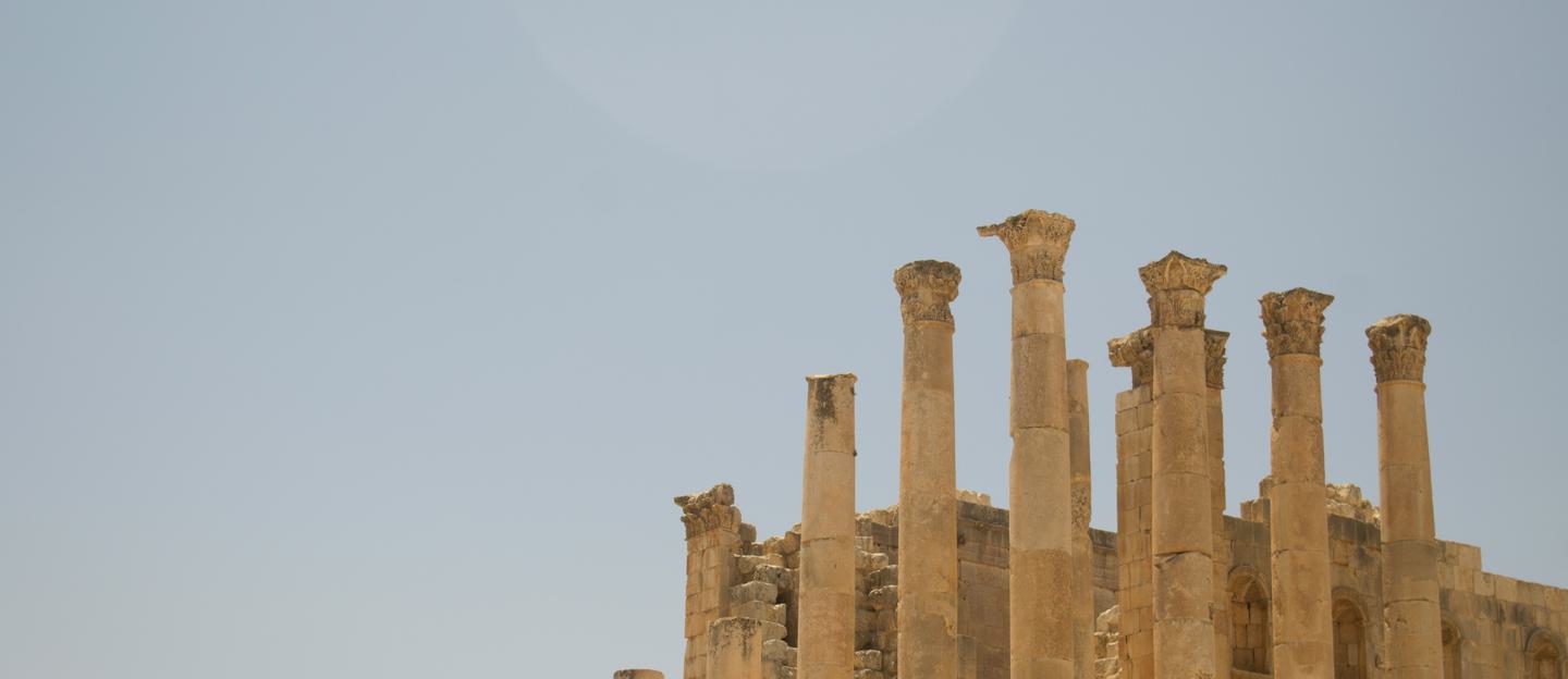 An image of a ruinous building