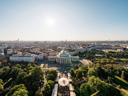 View of Vienna from above