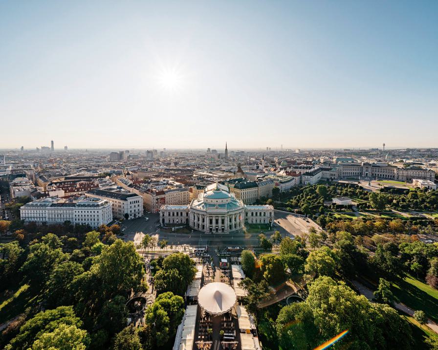 View of Vienna from above